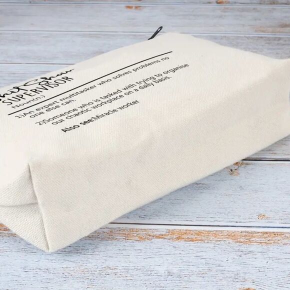 Shit show supervisor cosmetic case travel bag utility purse miracle worker - Picture 6 of 6